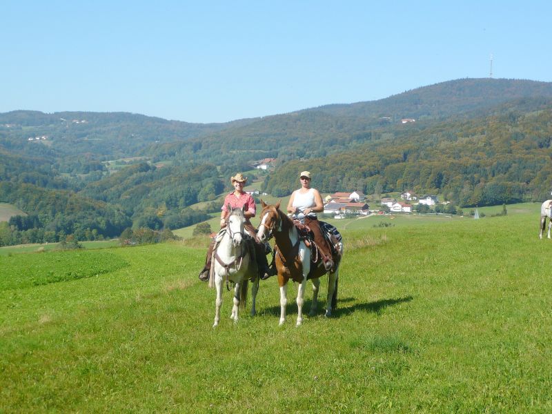 Western riding in the Bavarian Forest