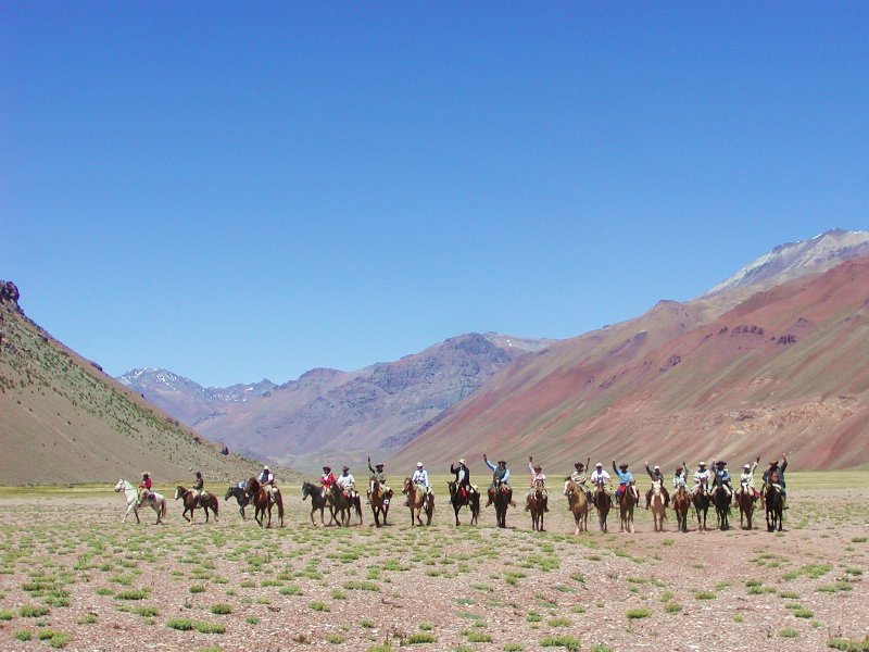Independence ride across the Andes