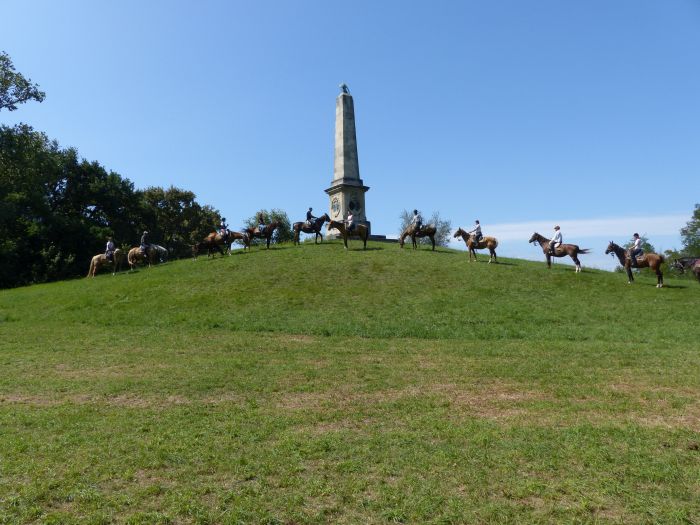 Star rides through the Hungarian steppe